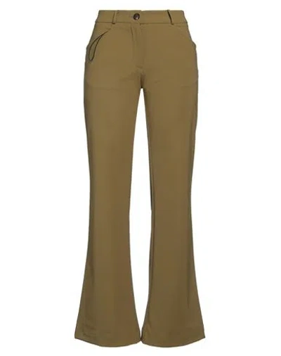 Rrd Woman Pants Military Green Size 6 Polyamide, Elastane