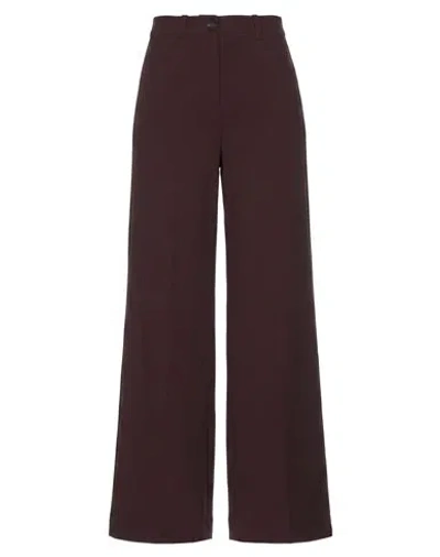 Rrd Woman Pants Plum Size 2 Polyamide, Elastane In Purple