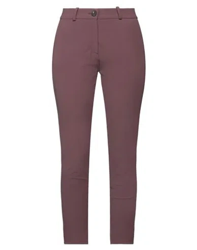 Rrd Woman Pants Plum Size 6 Polyamide, Elastane In Purple