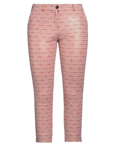 Rrd Woman Pants Rust Size 6 Polyamide, Elastane In Red