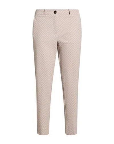 Rrd Woman Pants Taupe Size 12 Polyamide, Elastane In Gray