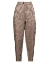 Rrd Woman Pants Taupe Size 4 Polyamide, Elastane In Gold