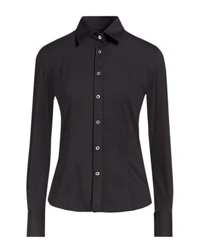 Rrd Woman Shirt Black Size 10 Polyamide, Elastane