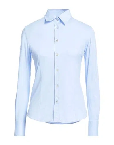 Rrd Woman Shirt Light Blue Size 2 Polyamide, Elastane