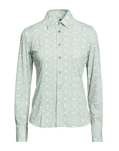 Rrd Woman Shirt Light Green Size 6 Polyamide, Elastane