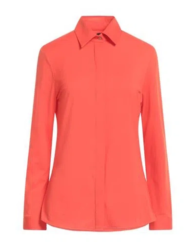 Rrd Woman Shirt Orange Size 10 Polyamide, Elastane