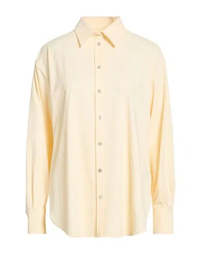 Rrd Woman Shirt Pastel Yellow Size 10 Polyamide, Elastane