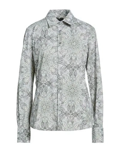 Rrd Woman Shirt Sage Green Size 10 Polyamide, Elastane In Blue