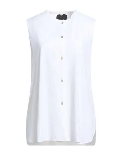 Rrd Woman Shirt White Size 10 Polyamide, Elastane