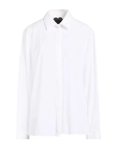 Rrd Woman Shirt White Size 14 Polyamide, Elastane