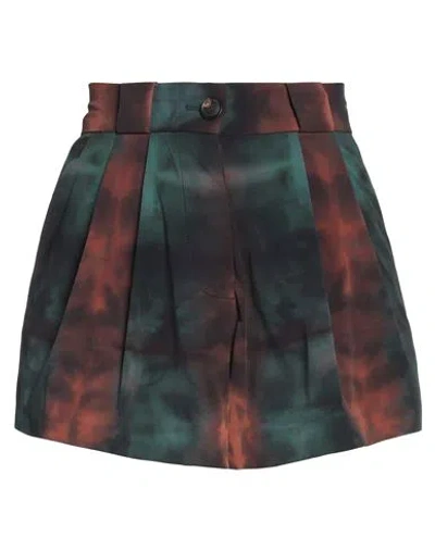 Rrd Woman Shorts & Bermuda Shorts Green Size 6 Polyamide, Elastane