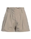 Rrd Woman Shorts & Bermuda Shorts Grey Size 4 Polyamide, Elastane