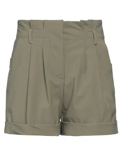 Rrd Woman Shorts & Bermuda Shorts Military Green Size 2 Polyamide, Elastane In Green