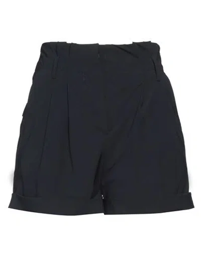 Rrd Woman Shorts & Bermuda Shorts Navy Size 2 Polyamide, Elastane In Navy Blue