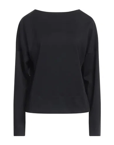 Rrd Woman Sweatshirt Black Size 8 Polyamide, Elastane