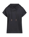 Rrd Woman Sweatshirt Black Size 8 Polyamide, Elastane