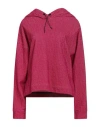 Rrd Woman Sweatshirt Fuchsia Size 6 Cotton In Pink