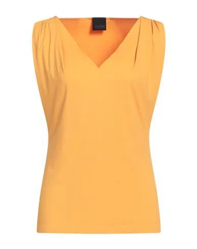 Rrd Woman T-shirt Apricot Size 8 Polyamide, Elastane In Orange