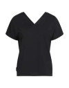 Rrd Woman T-shirt Black Size 10 Polyamide, Elastane