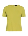 Rrd Woman T-shirt Lime Green Size 12 Polyamide, Elastane In Green