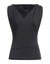 Rrd Woman Top Midnight Blue Size 4 Polyamide, Elastane In Midnight Blue