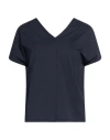 Rrd Woman T-shirt Midnight Blue Size 8 Polyamide, Elastane