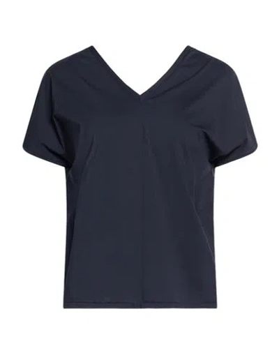 Rrd Woman T-shirt Midnight Blue Size 8 Polyamide, Elastane