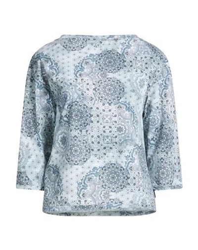 Rrd Woman T-shirt Slate Blue Size 10 Polyamide, Elastane