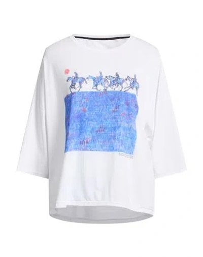 Rrd Woman T-shirt White Size 4 Polyamide, Elastane