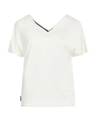 Rrd Woman T-shirt White Size 6 Cupro, Elastane