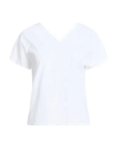 Rrd Woman T-shirt White Size 8 Polyamide, Elastane
