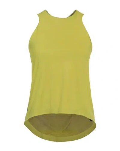 Rrd Woman Tank Top Acid Green Size 4 Polyamide, Elastane