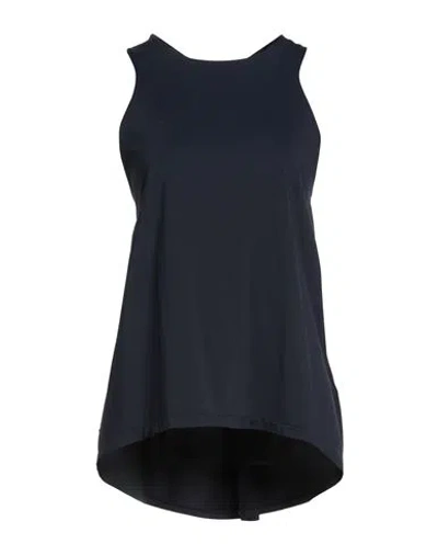 Rrd Woman Tank Top Midnight Blue Size 10 Polyamide, Elastane