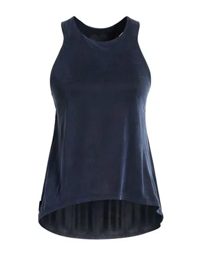 Rrd Woman Tank Top Midnight Blue Size 4 Cupro, Elastane