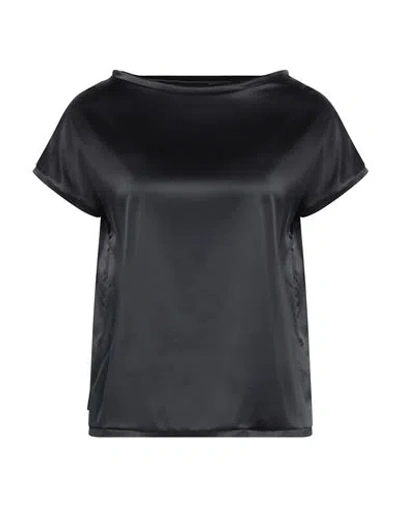 Rrd Woman Top Black Size 2 Polyester, Elastane