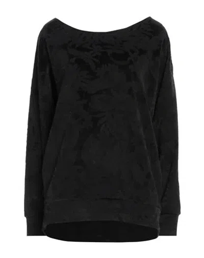 Rrd Woman Top Black Size 6 Polyester, Elastane