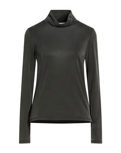 Rrd Woman Top Dark Green Size 4 Cupro, Elastane