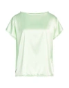 Rrd Woman Top Light Green Size 8 Polyester, Elastane