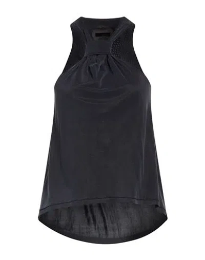 Rrd Woman Top Midnight Blue Size 4 Cupro, Elastane