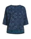 Rrd Woman Top Navy Size 8 Polyamide, Elastane In Blue
