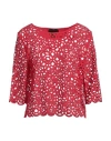 Rrd Woman Top Red Size 10 Polyamide, Elastane