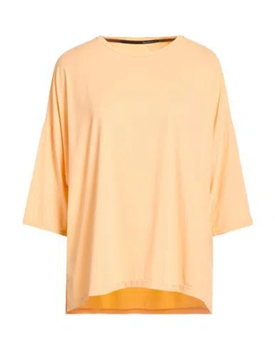 Rrd Woman T-shirt Apricot Size 6 Polyamide, Elastane In Yellow