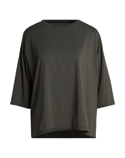Rrd Woman T-shirt Charcoal Size 4 Polyamide, Elastane In Brown