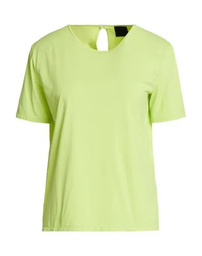 Rrd Woman T-shirt Lime Green Size 2 Polyamide, Elastane