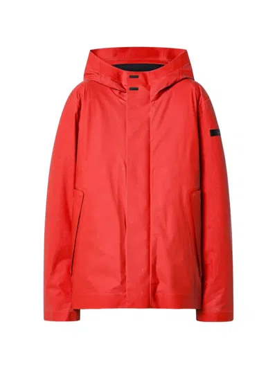 Rrd Writer Hooded Concealed-fastening Jacket In Multi