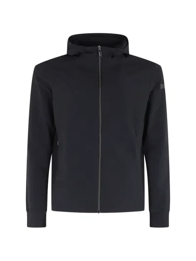 Rrd Zip Hooded Fleece In Blue