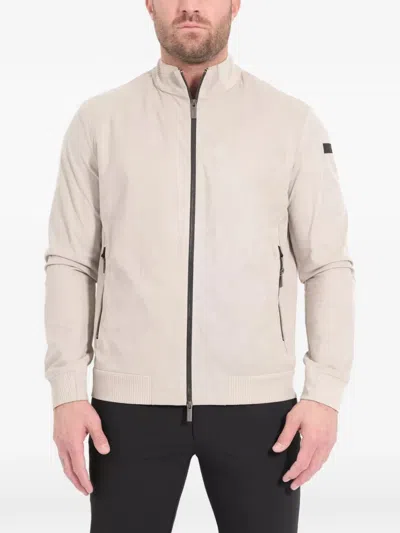 Rrd Zip Rib-knit Jacket In Multi