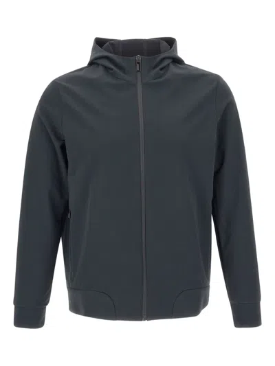 Rrd Zip-up Hooded Jacket In Blue