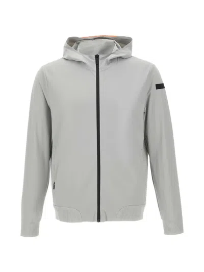 Rrd Ziped Hooded Jacket In Gray