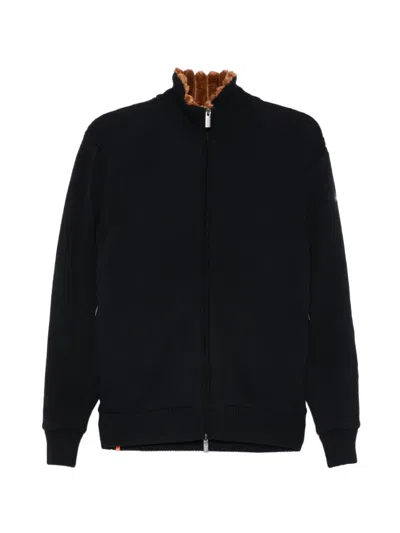 Rrd Zip-up Cardigan In Black